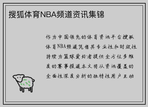 搜狐体育NBA频道资讯集锦